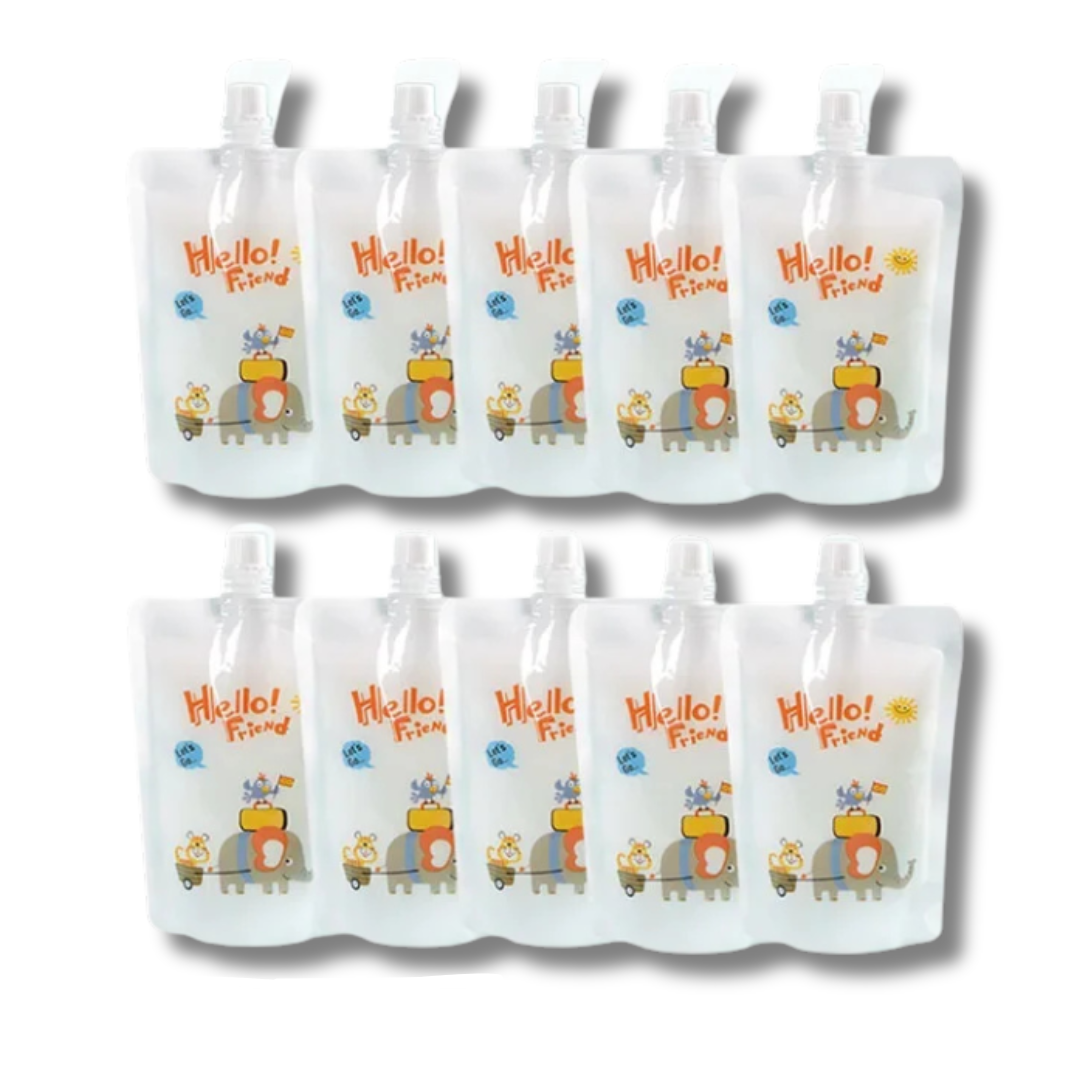 10x HappySqueeze Påsar